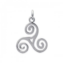 Pendentif Triskel Celtique en argent 925/000 bijou mixte