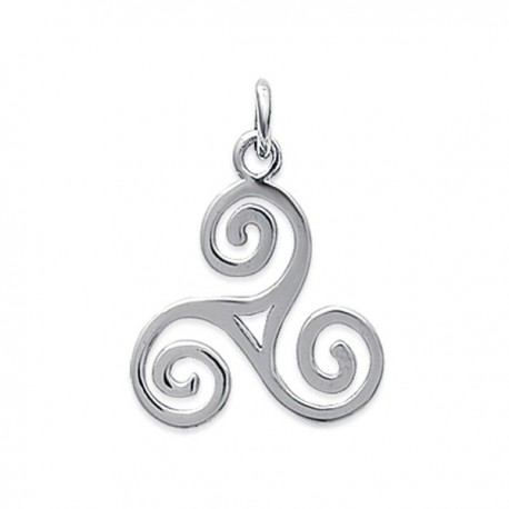 Pendentif Triskel Celtique en argent 925/000 bijou mixte