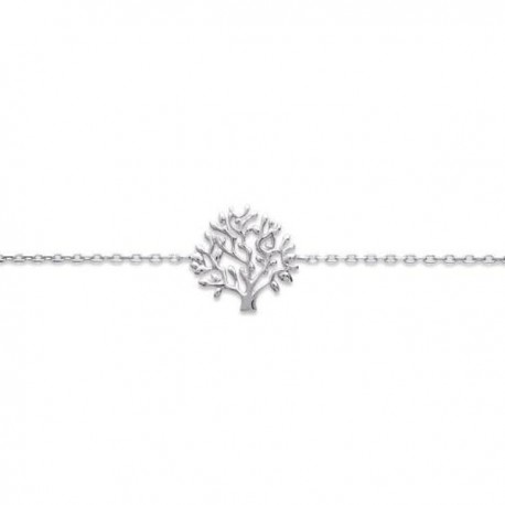 Bracelet arbre de vie en argent 925/000 rhodié