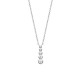 Collier goutte cascade de zirconium en argent 925000 bijou tendance