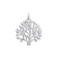 Pendentif arbre de vie en argent massif 925/000 rhodié